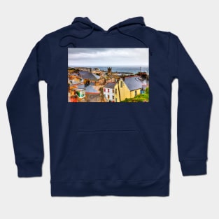 St Ives Bay From Above The Rooftops, Cornwall, UK Hoodie